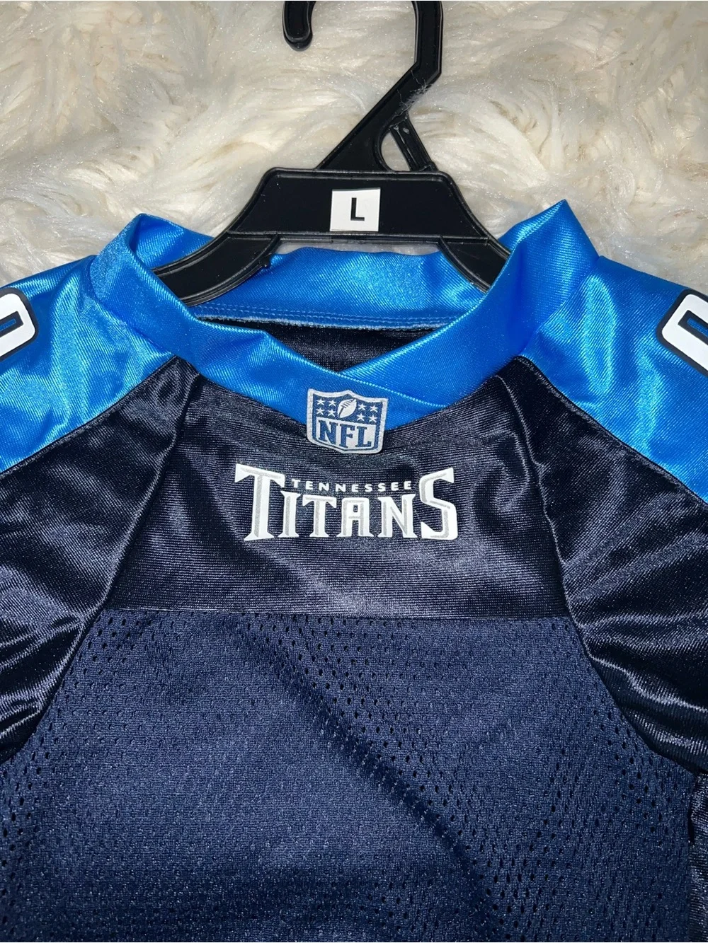 NWT NFL Tennessee Titans Premium Pet Jersey Dog Shirt Size Large